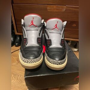 Nike Air Jordan 3 Retro Black Cement 2011 (136064-010) Men’s Size 10